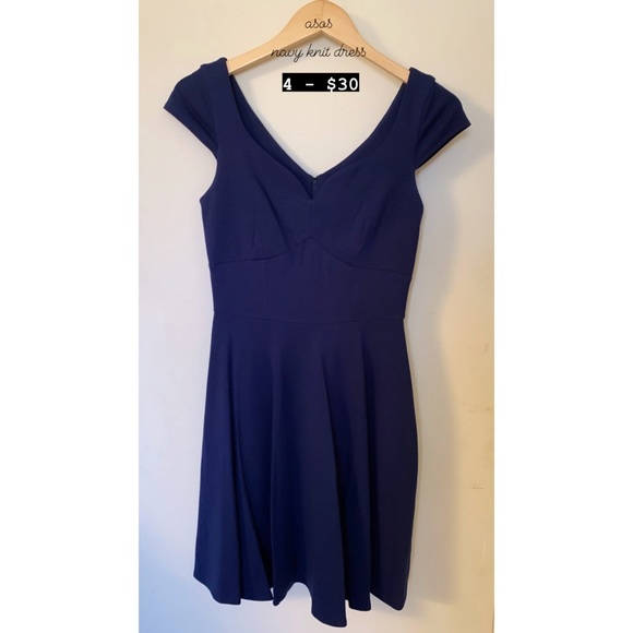 ASOS skater dress w/ cap sleeves, sweetheart neck - Picture 3 of 3